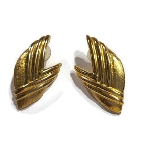 Chic Gold-Tone Post Earrings By Givenchy
